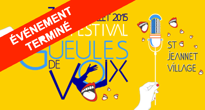 Talents à suivre : Première édition du festival Gueules de Voix les 3, 4 et 5 juillet à côté de Nice